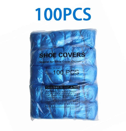 Automatic Shoe Cover Machine/Disposable Shoes Cover 100pcs, Waterproof Overshoes Portable Hand-Free Machine for Home Office