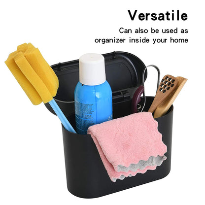 Portable mini car trash + trash bags