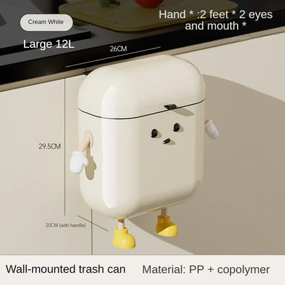 Easy Mount Kitchen Trash Bin – 9L & 12L