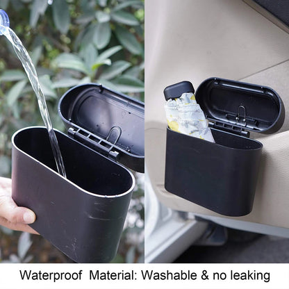 Portable mini car trash + trash bags