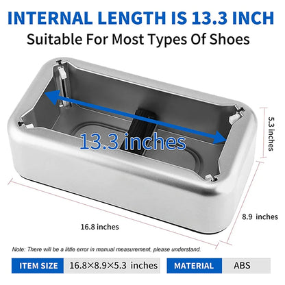Automatic Shoe Cover Machine/Disposable Shoes Cover 100pcs, Waterproof Overshoes Portable Hand-Free Machine for Home Office
