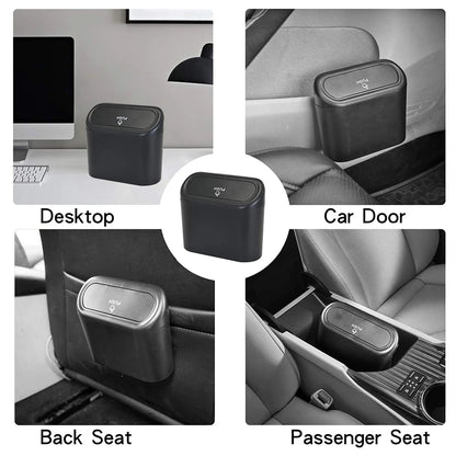 Portable mini car trash + trash bags