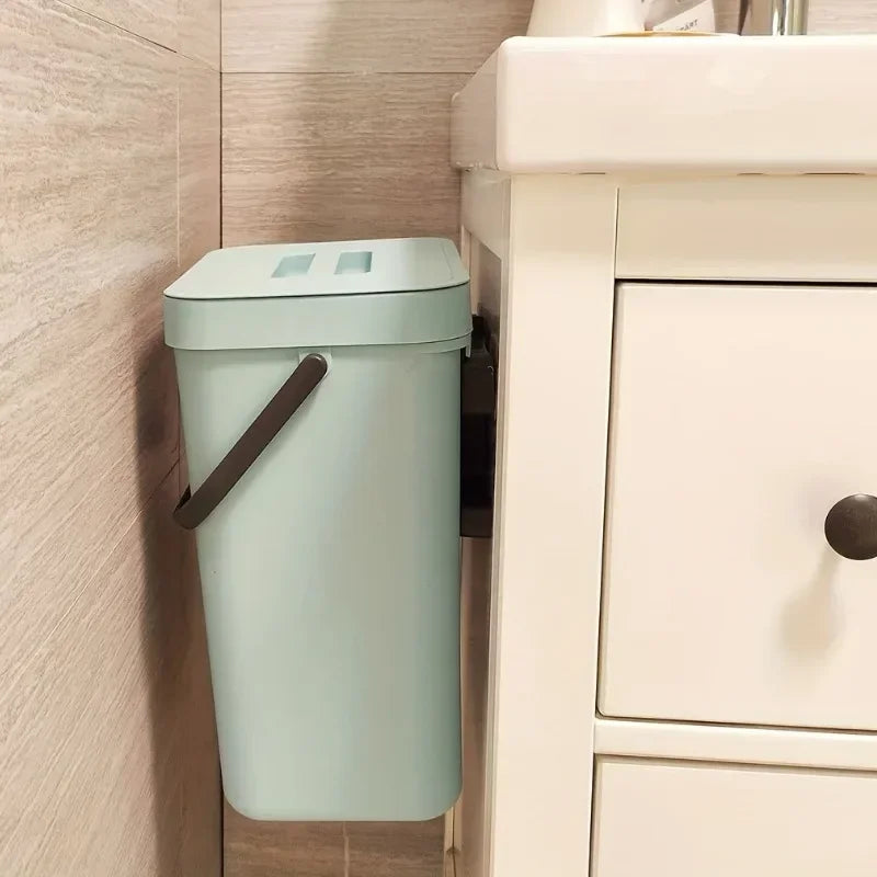 Kitchen Waste Bin Small Kitchen Compost Bin 3L Kitchen Waste Bin Household Countertop Container with Lid for Rubbish Composter